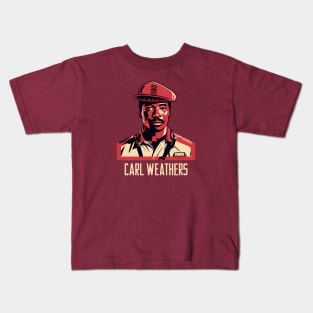 Carl Weathers - Retro Style Kids T-Shirt